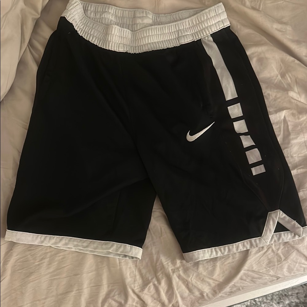 Nike Dri-FIT Black and White Shorts